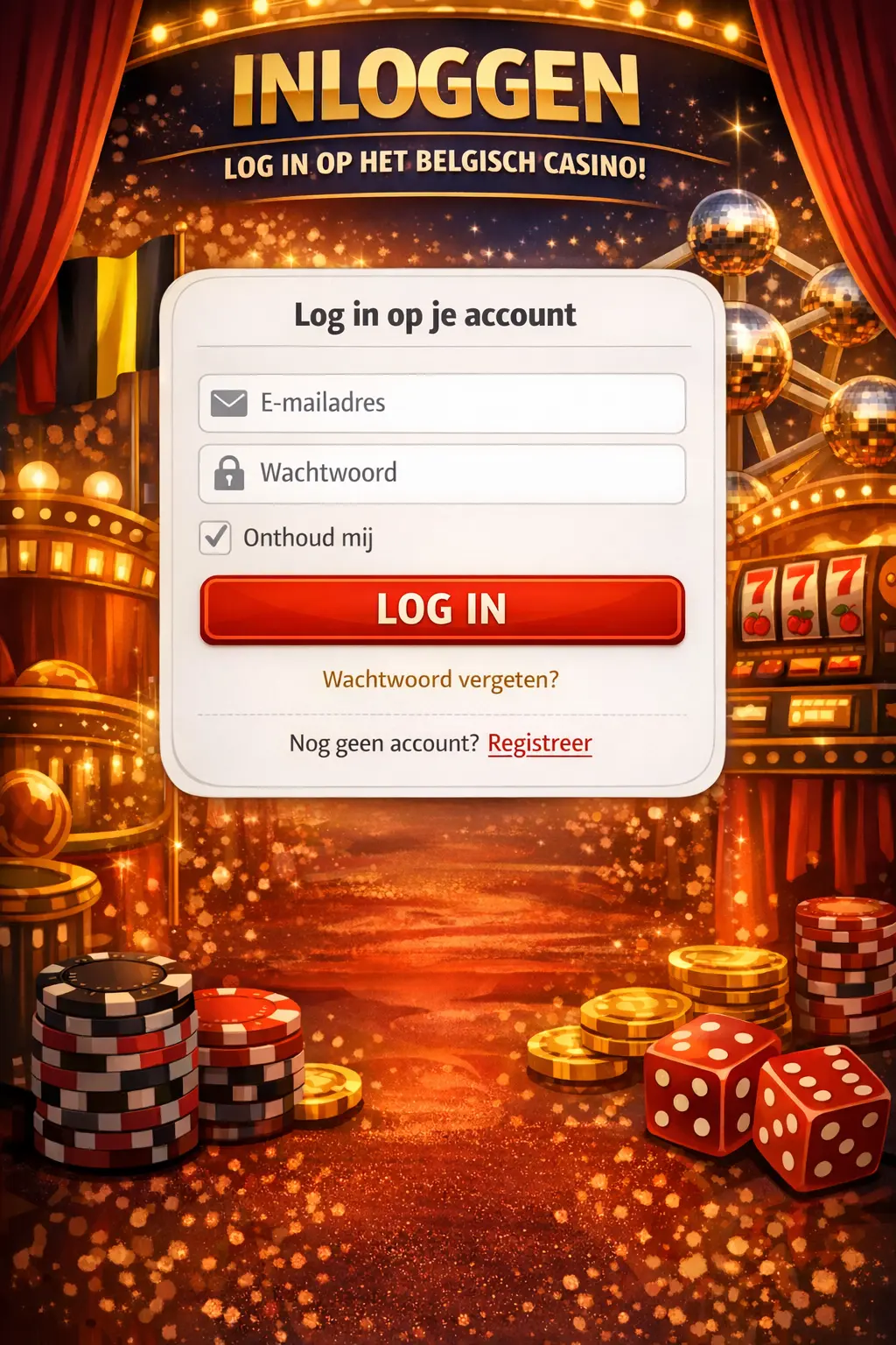 Inloggen bij TOTAL CASINO