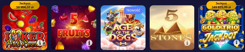 Jackpots, bonussen en  TOTAL CASINO
